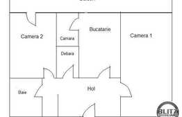 Oferta apartament cu 2 camere decomandate, 60 mp utili, 2 locuri de parcare