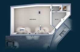 Spatiu comercial de inchiriat cu CF, 85 mp, in zona strazii Paris!