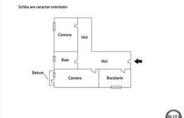 2 camere, 52 mp, decomandat, imobil nou, semifinisat, zona strazii Fabricii