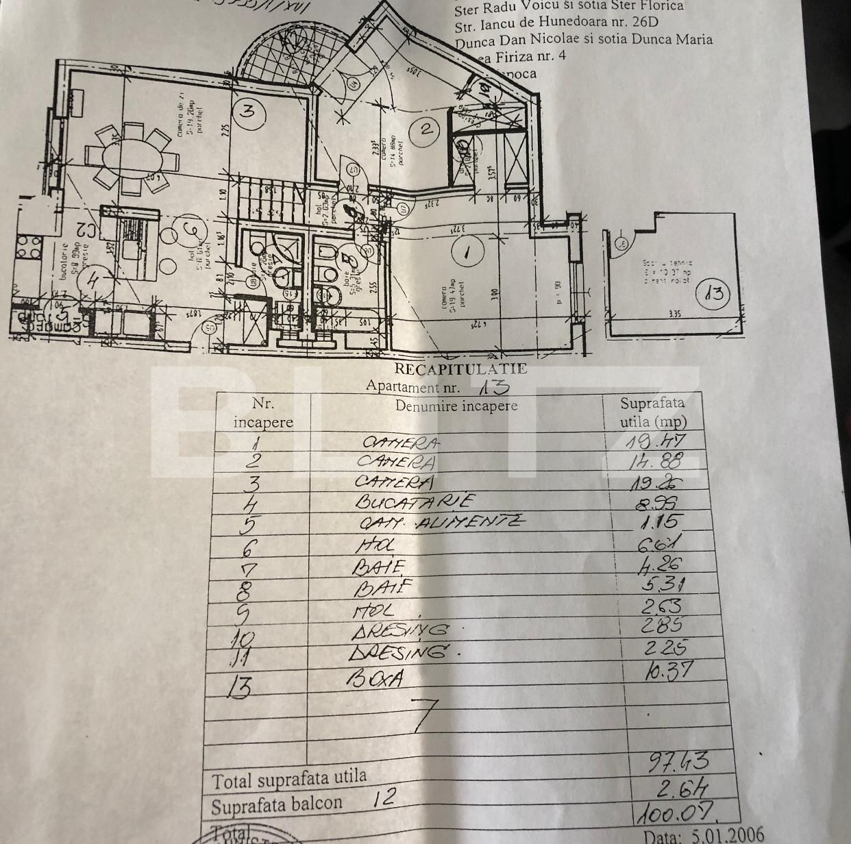 Apartament de vânzare 3 camere Plopilor - 62999AV | BLITZ Cluj-Napoca | Poza18