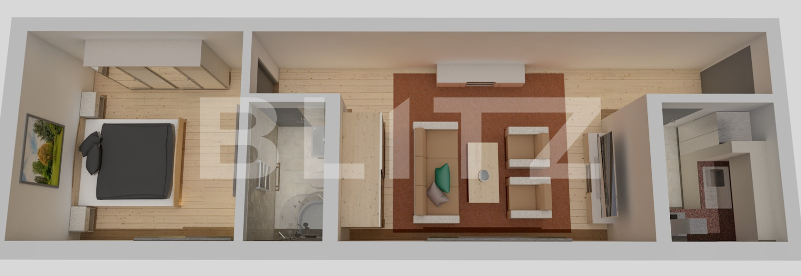 Apartament de vânzare 2 camere Floreşti - 63126AV | BLITZ Cluj-Napoca | Poza2