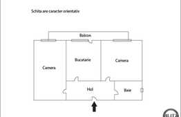Vanzare 2 camere, 52 mp, finisaje moderne, situat in zona strazii Teleorman