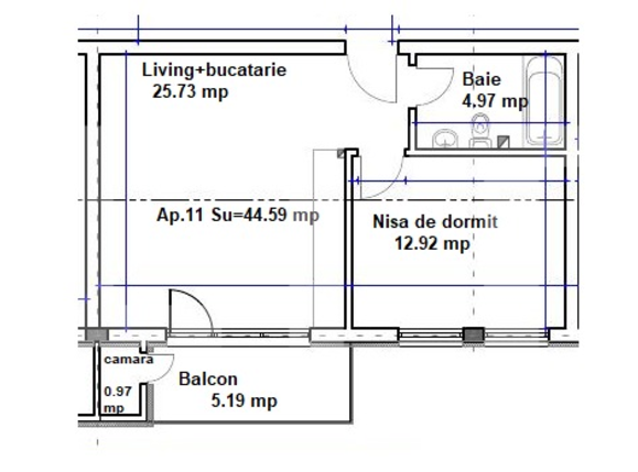 Apartament de vânzare 2 camere Floreşti - 63132AV | BLITZ Cluj-Napoca | Poza1