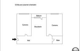 De vanzare 2 camere, 58 mp utili, zona strazii Bucium. Loc de parcare si boxa!