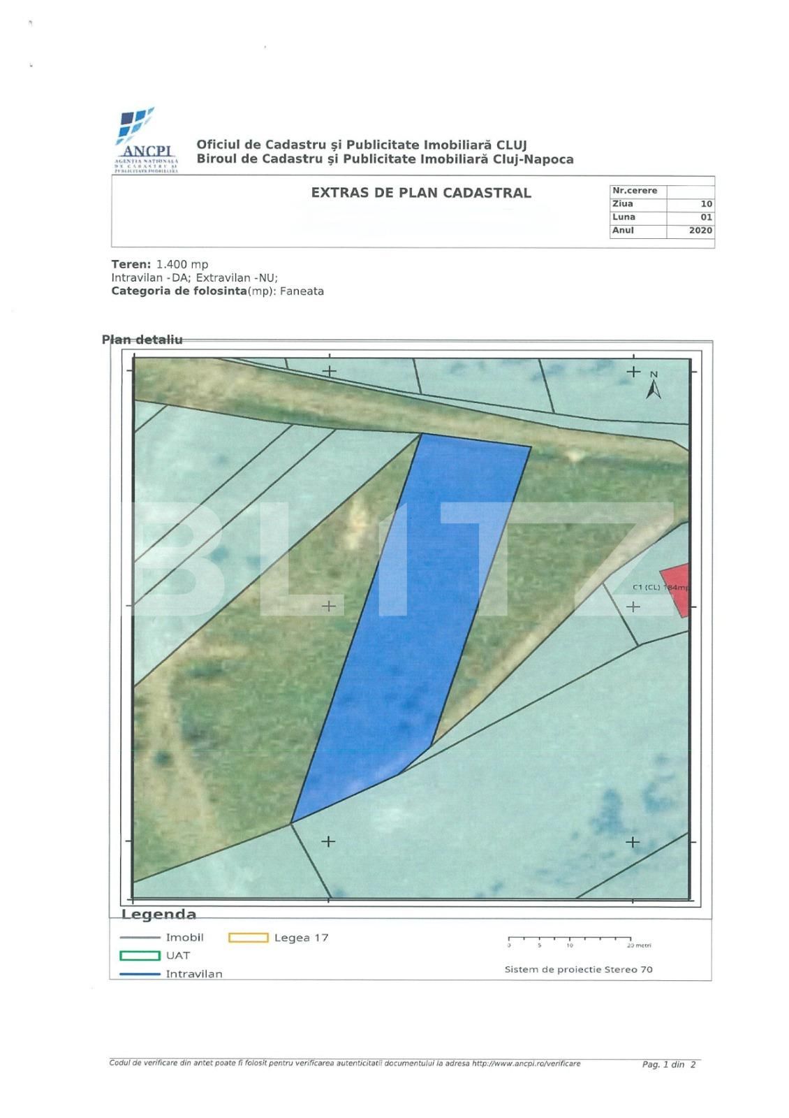 Teren de vânzare Feleacu - 63144TV | BLITZ Cluj-Napoca | Poza2