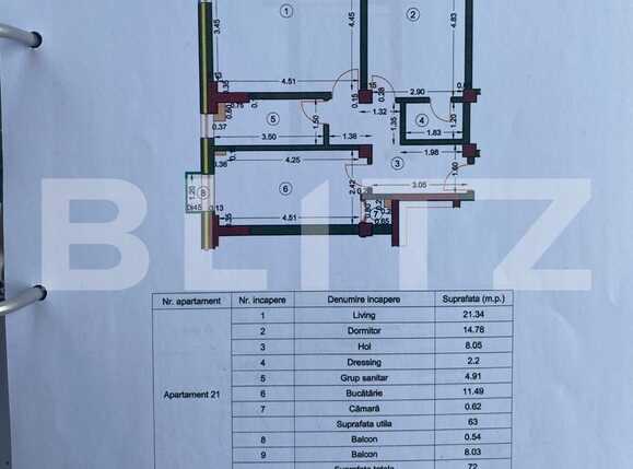 Apartament de vânzare 2 camere Tractorul - 63148AV | BLITZ Brașov | Poza1