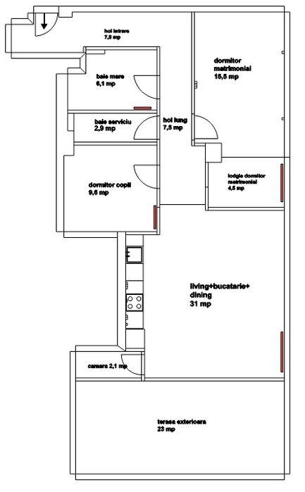 Apartament de închiriat 3 camere Central - 63153AI | BLITZ Cluj-Napoca | Poza1