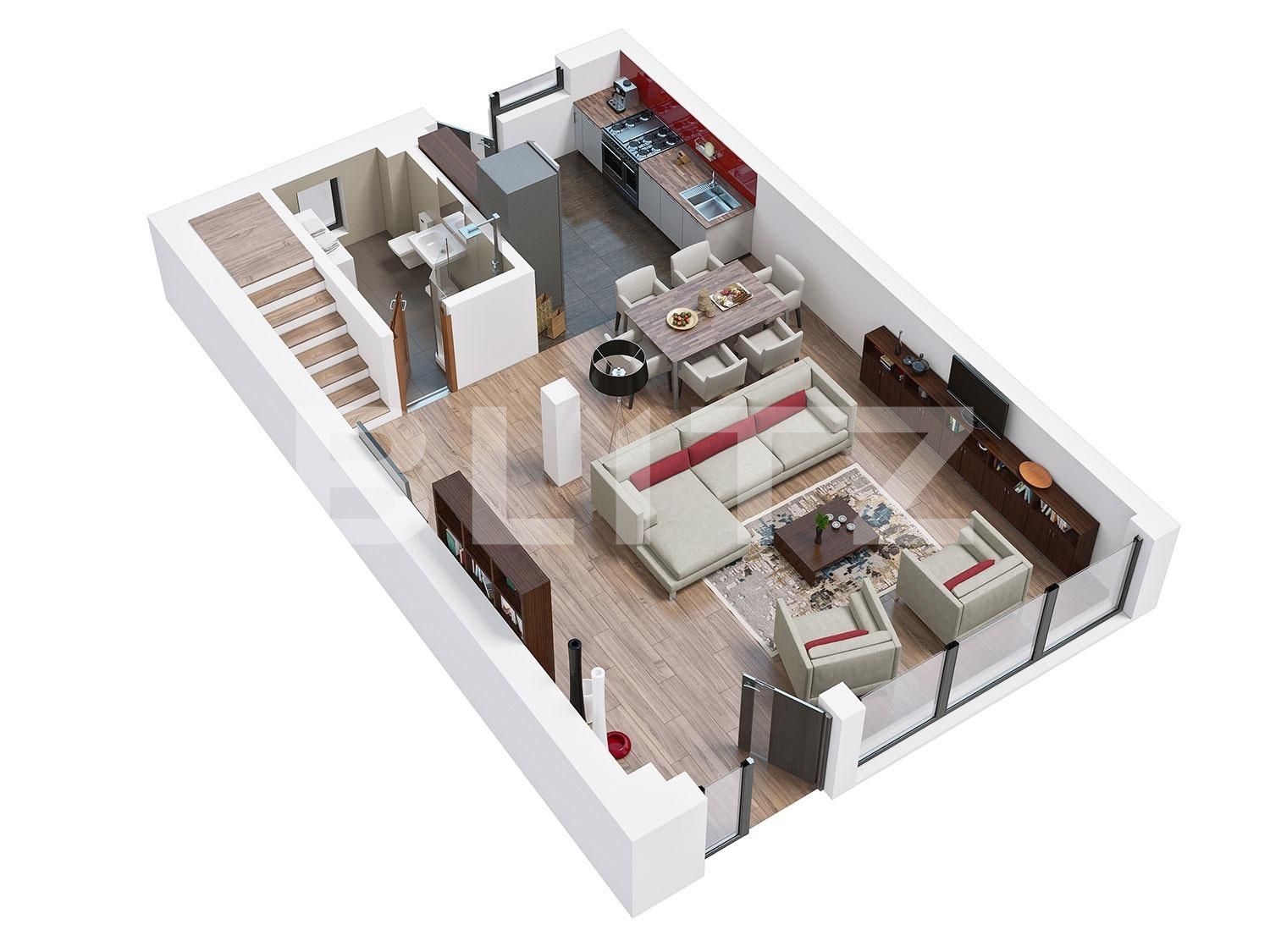 Casa de vânzare 4 camere Exterior Vest - 63158CV | BLITZ Brașov | Poza3