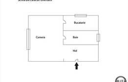 Vanzare garsoniera 21,8 mp, complet mobilat si utilata, zona strazii Cernei!