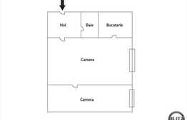 2 camere, 27 mp utili, 1 loc de parcare, zona strazii Constantin Brancusi