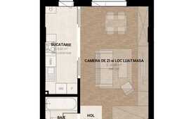 Apartament cu 1 camera, balcon, etaj intermediar, zona Garii!