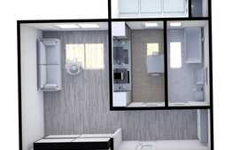 Apartament cu o cameră, într-o zonă în continuă dezvoltare, 32.34 mp, în zona Apahida