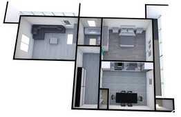 Profită de acest apartament spatios de 2 camere, cu vedere panoramică, în zona Apahida!