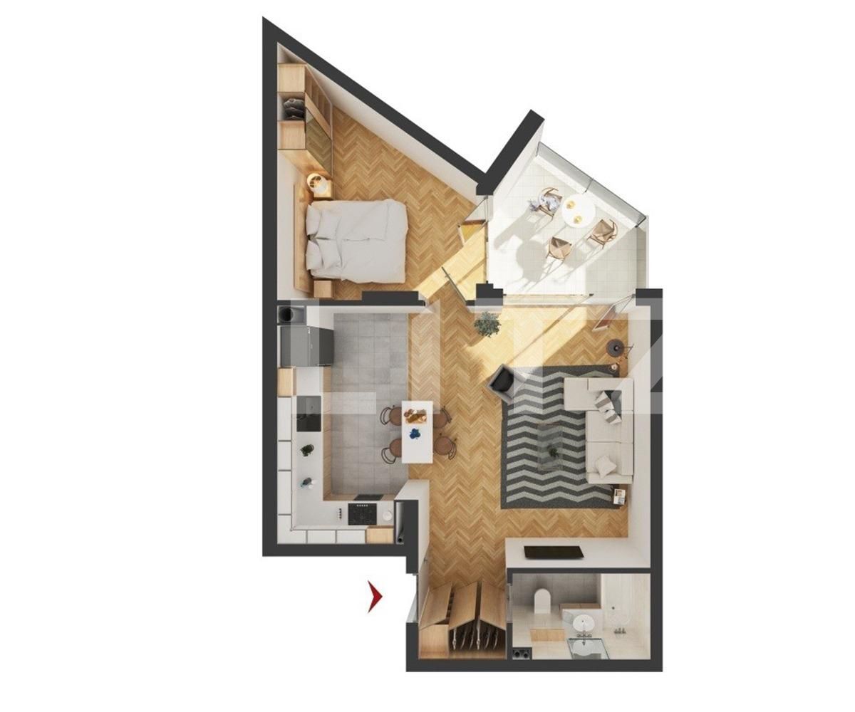 Apartament de vânzare 2 camere Iris - 63342AV | BLITZ Cluj-Napoca | Poza2