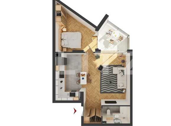 Apartament de vânzare 2 camere Iris - 63348AV | BLITZ Cluj-Napoca | Poza1