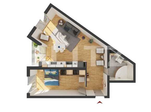 Apartament de vânzare 2 camere Iris - 63353AV | BLITZ Cluj-Napoca | Poza1