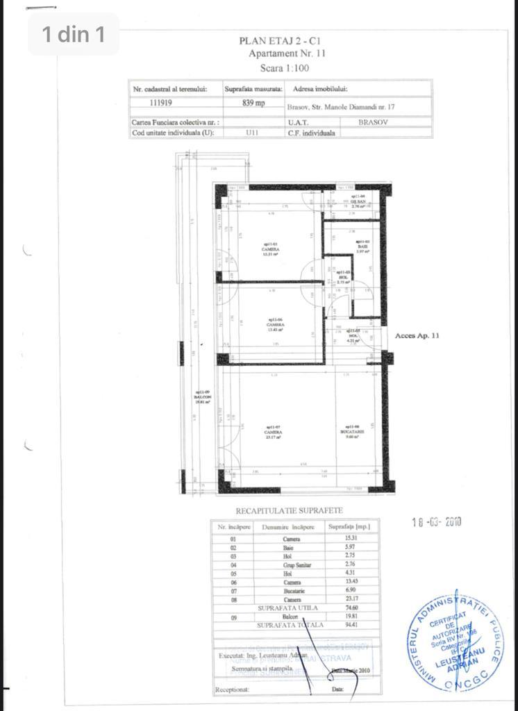 Apartament de vânzare 3 camere Tractorul - 63379AV | BLITZ Brașov | Poza1
