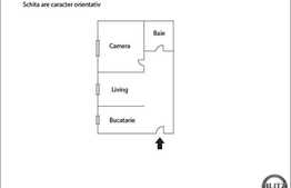 Apartament de vanzare, 2 camere, 34 mp, zona strazii Parang!