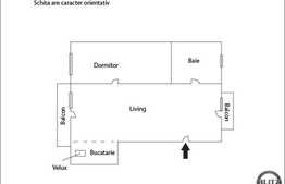 Apartament 2 camere decomandate, 55 mp, garaj inclus