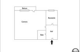 Apartament 1 camera, 38 mp, zona bulevardului 21 Decembrie