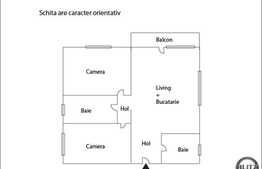 Apartament 3 camere, 75 mp, etaj intermediar, zona strazii Oltului, imobil NOU