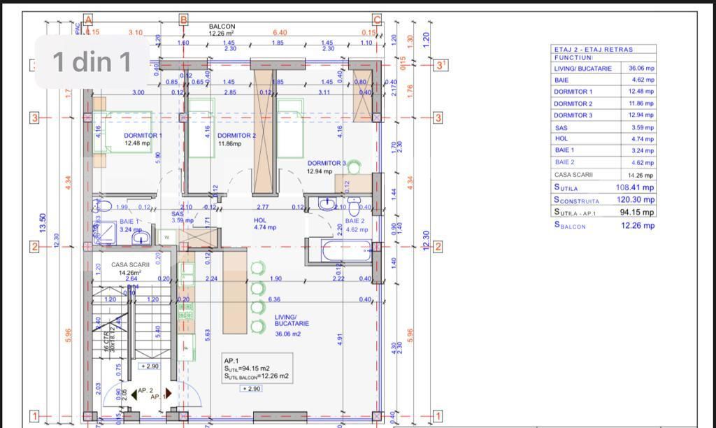 Apartament de vânzare 4 camere Zorilor - 63721AV | BLITZ Cluj-Napoca | Poza2