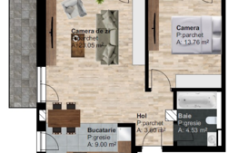 2 camere, TERASA, ansamblu rezidential premium, zona Podului Ira!