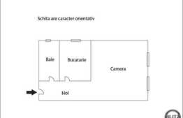 Apartament cu 1 camera, 38 mp utili, decomandat, loc parcare, zona Lidl!