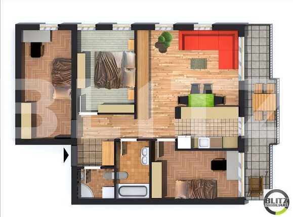 Apartament de vânzare 4 camere Manastur - 6390AV | BLITZ Cluj-Napoca | Poza2