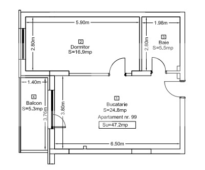 Apartament de vânzare 2 camere Floreşti - 64044AV | BLITZ Cluj-Napoca | Poza2