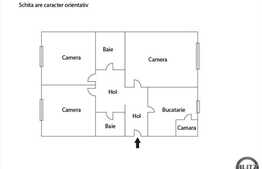 Apartament de vanzare, zona Dambovitei, 67 mp, 3 camere decomandate