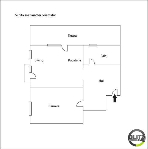 Apartament de vânzare 2 camere Dambul Rotund - 641AV | BLITZ Cluj-Napoca | Poza1