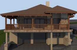 Casa individuala semifinisata D+P, 233mp utili, 738mp teren, Feleacu