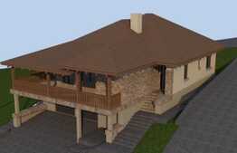 Casa individuala semifinisata D+P, 233mp utili, 738mp teren, Feleacu