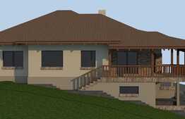 Casa individuala semifinisata D+P, 233mp utili, 738mp teren, Feleacu