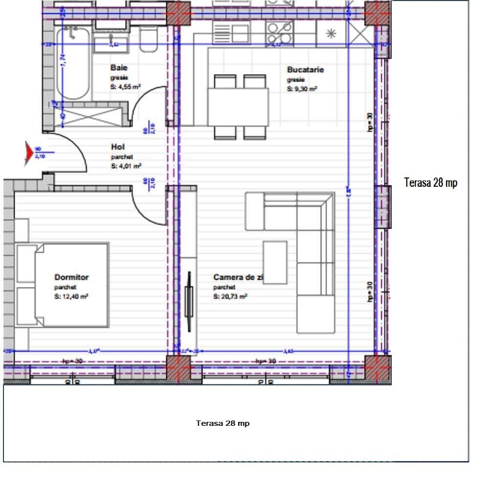 Apartament de vânzare 2 camere Baciu - 64311AV | BLITZ Cluj-Napoca | Poza1