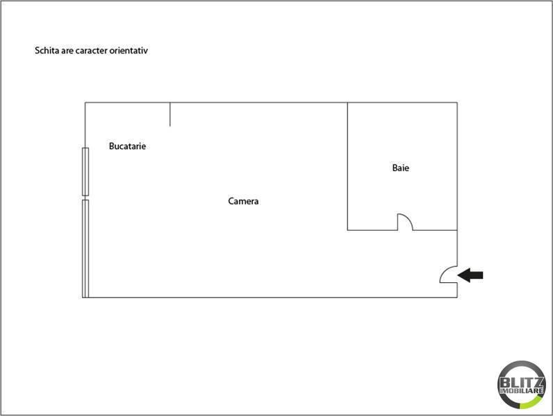 Garsonieră de vânzare Manastur - 6436AV | BLITZ Cluj-Napoca | Poza1