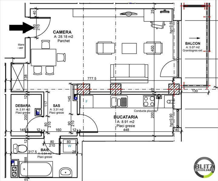 Garsonieră de vânzare Gheorgheni - 644AV | BLITZ Cluj-Napoca | Poza1