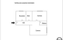 Apartament de vanzare 2 camere, 58 mp plus terasa de 39 mp si loc de parcare