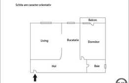 De vanzare apartament cu 2 camere, 60 mp, zona strazii Eroilor.