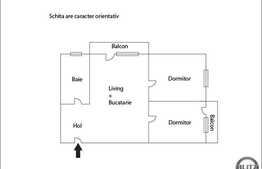 Vanzare 3 camere, 68 mp, semifinisat, locatie linistita! Garaj inclus!