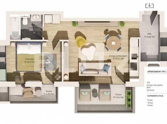 Apartament de vânzare 2 camere Marasti - 64504AV | BLITZ Cluj-Napoca | Poza1