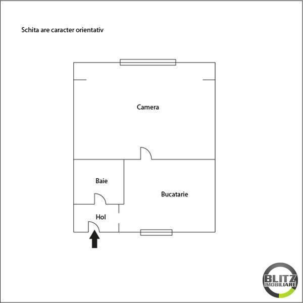 Garsonieră de vânzare Iris - 646AV | BLITZ Cluj-Napoca | Poza1