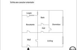 Vanzare 2 camere, 47 mp, imobil reabilitat termic, la 2 minute de Opera Maghiara