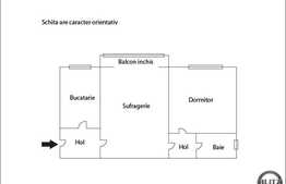 Vanzare 2 camere, 45 mp, imobil reabilitat termic, zona Titulescu