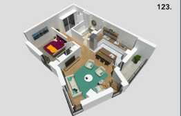 Apartament finisat la cheie, luminos, spatios