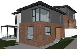 Exclusiv! Casa 180 mp, 265 mp teren, expunere estica si panorama spre oras! Ansamblu rezidential