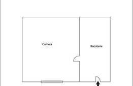 Apartament 1 camera, 34 mp in Piata Unirii