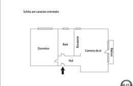 De vanzare 2 camere, semidecomandat, semifinisat, imobil in curs de finalizare!