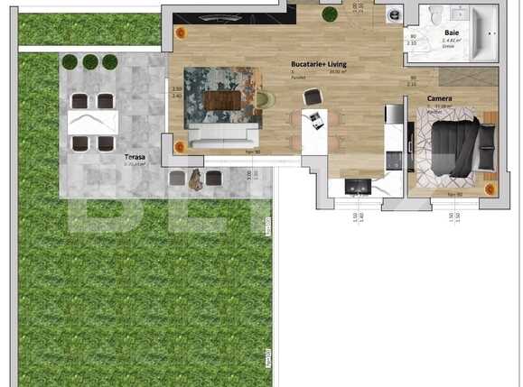 Apartament de vânzare 2 camere Floreşti - 64833AV | BLITZ Cluj-Napoca | Poza1